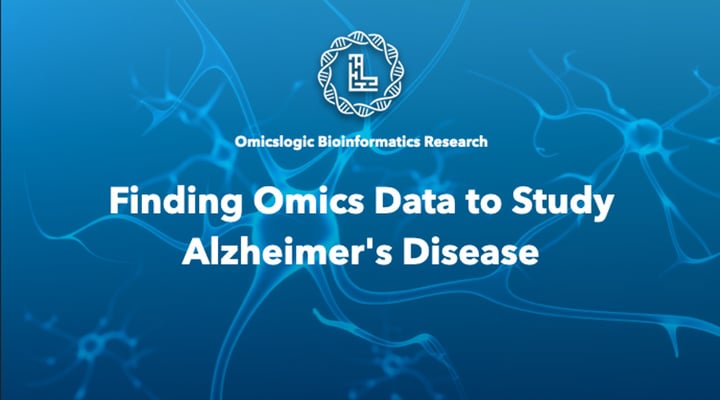 Finding Omics data to study Alzheimer's Disease