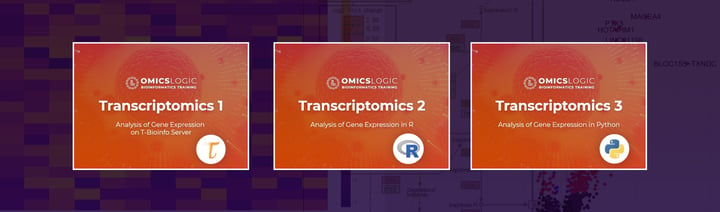 Review of Transcriptomics Coursework on OmicsLogic Learn Portal